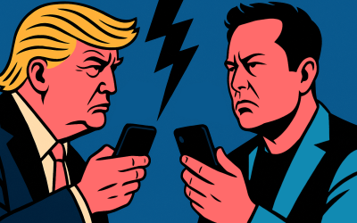 When Titans Tweet: A (Slightly Satirical) Dissection of Leadership on the Digital Precipice: Infographic